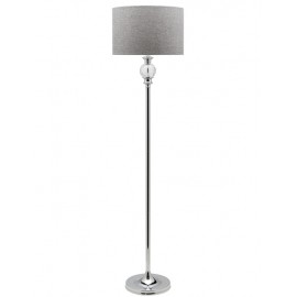 Cougar-Beverly 1lt 60W E.S. Floor Lamp - Chrome